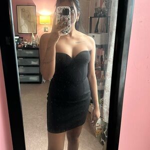 REVOLVE Black mini dress